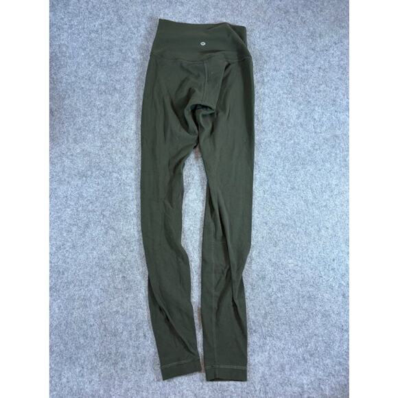 lululemon athletica Pants - Lululemon Align High Rise Leggings Womens XXS Olive Yoga Gym Fitness Workout